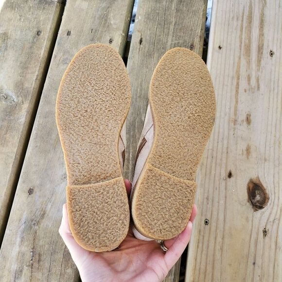 Kate Spade Bowie Desert Tan Suede Leather Fringe Tassel Zip Ankle Boot Booties - Picture 8 of 10